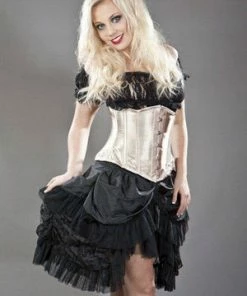 Burleska Candy Underbust Steel Boned Waist Training Corset In Satin -GOTHIC SKIRTS Shop candy underbust steel boned waist training corset in satin burleska 8 300x