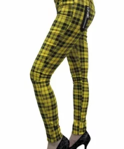 Banned Check Skinny Jeans -GOTHIC SKIRTS Shop check skinny jeans banned 8 300x