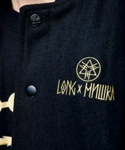 Long Clothing Death Adder Chain Gold Varsity Jacket - Unisex -GOTHIC SKIRTS Shop death adder chain gold varsity jacket unisex long clothing 5 300x