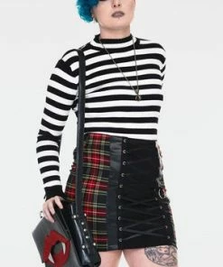 Jawbreaker Disgraced Tartan Tube Skirt -GOTHIC SKIRTS Shop disgraced tartan tube skirt ska 3736 03.991 300x