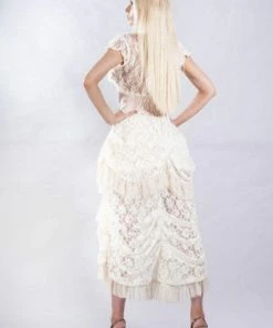 Burleska Dita Sleeveless Gothic Top In Stretch Lace -GOTHIC SKIRTS Shop dita sleeveless gothic top in stretch lace burleska 2 300x