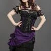 Burleska Diva Knee Length Skirt In Taffeta -GOTHIC SKIRTS Shop diva knee length skirt in taffeta burleska 300x