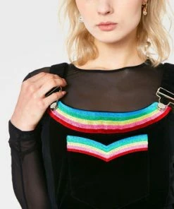 Jawbreaker Double Rainbow Overall Dress 11 Jawbreaker Double Rainbow Overall Dress -GOTHIC SKIRTS Shop double rainbow dress dra 9267 04.860 300x