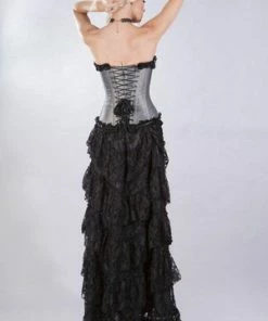 Burleska Elizium Overbust Corset In Taffeta -GOTHIC SKIRTS Shop elizium overbust corset in taffeta burleska 11 300x