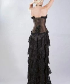 Burleska Elizium Overbust Corset In Taffeta -GOTHIC SKIRTS Shop elizium overbust corset in taffeta burleska 8 300x