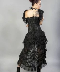 Burleska Emily Overbust Burlesque Corset In King Brocade -GOTHIC SKIRTS Shop emily overbust burlesque corset in king brocade burleska 11 300x
