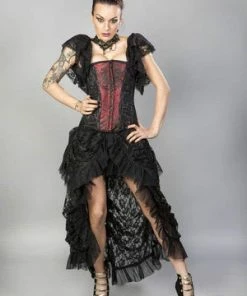 Burleska Emily Overbust Burlesque Corset In King Brocade -GOTHIC SKIRTS Shop emily overbust burlesque corset in king brocade burleska 12 300x