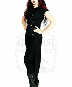 Dr Faust Fashionista Crown Hooded Black Cotton Jacket - Liberta 7 Dr Faust Fashionista Crown Hooded Black Cotton Jacket - Liberta -GOTHIC SKIRTS Shop fashionista crown hooded black cotton jacket liberta dr faust 3 300x