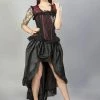 Burleska Flavia Goth Or Steampunk Skirt In Taffeta 2 Burleska Flavia Goth Or Steampunk Skirt In Taffeta -GOTHIC SKIRTS Shop flavia goth or steampunk skirt in taffeta burleska 300x