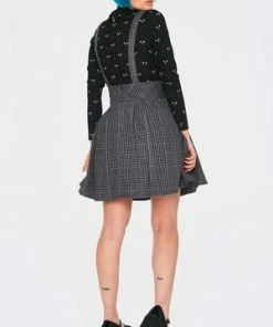 Jawbreaker Grey Days High Waisted Skirt -GOTHIC SKIRTS Shop grey days high waisted skirt ska 3404 05.864 300x