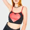 Jawbreaker Heart Throb Crop Top -GOTHIC SKIRTS Shop heart throb crop top jawbreaker 300x
