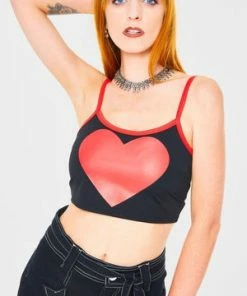 Jawbreaker Heart Throb Crop Top