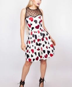 Jawbreaker Hearts Desire Dress -GOTHIC SKIRTS Shop hearts desire dress jawbreaker 5 300x