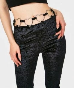 Jawbreaker Heavy Metal Sweet Heart Leggings -GOTHIC SKIRTS Shop heavy metal sweet heart leggings jawbreaker 4 300x