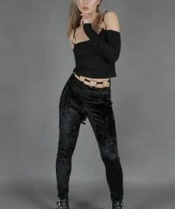 Jawbreaker Heavy Metal Sweet Heart Leggings -GOTHIC SKIRTS Shop heavy metal sweet heart leggings jawbreaker 6 300x