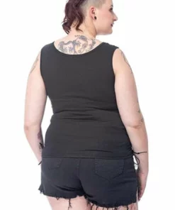 Queen Of Darkness High Waist Hotpants With Lacing -GOTHIC SKIRTS Shop high waist hotpants with lacing queen of darkness 6 300x