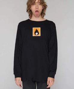 Long Clothing Highly Flammable Long Sleeve T-Shirt - Unisex -GOTHIC SKIRTS Shop highly flammable long sleeve t shirt unisex long clothing 5 300x