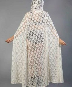 Burleska Hooded Gothic Victorian Cape In Lace -GOTHIC SKIRTS Shop hooded gothic victorian cape in lace burleska 8 300x