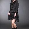Queen Of Darkness Hoodie With Lace 2 Queen Of Darkness Hoodie With Lace -GOTHIC SKIRTS Shop hoodie with lace queen of darkness 300x