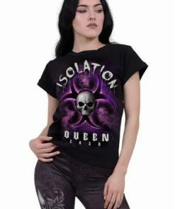 GOTHIC SKIRTS Shop -GOTHIC SKIRTS Shop isolation queen boatneck cap sleeve top black spiral 2 300x