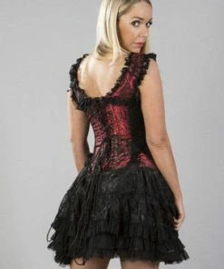 Burleska Jasmin Corset Dress In King Brocade -GOTHIC SKIRTS Shop jasmin corset dress in king brocade burleska 4 300x