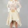 Burleska Julia High Low Skirt In Taffeta -GOTHIC SKIRTS Shop julia high low skirt in taffeta burleska 300x