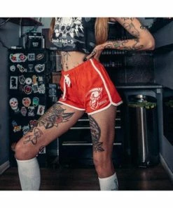Toxico Life & Death Retro Shorts -GOTHIC SKIRTS Shop life death retro shorts toxico 3 300x