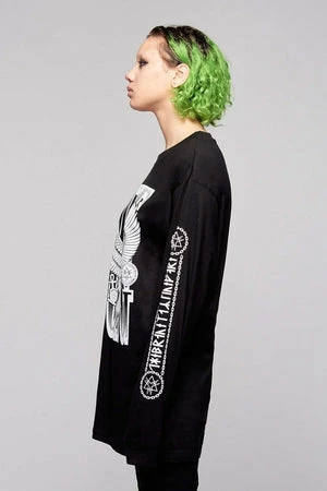 Long Clothing Live Long Eagle Unisex Long Sleeve T-Shirt 6 Long Clothing Live Long Eagle Unisex Long Sleeve T-Shirt - Image 4