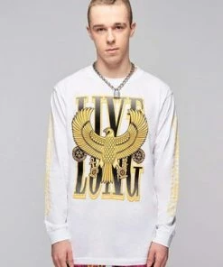 Long Clothing Live Long Eagle Unisex Long Sleeve T-Shirt 18 Long Clothing Live Long Eagle Unisex Long Sleeve T-Shirt -GOTHIC SKIRTS Shop live long eagle unisex long sleeve t shirt long clothing 7 300x