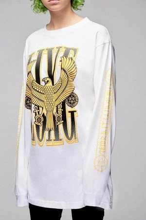 Long Clothing Live Long Eagle Unisex Long Sleeve T-Shirt 10 Long Clothing Live Long Eagle Unisex Long Sleeve T-Shirt - Image 8