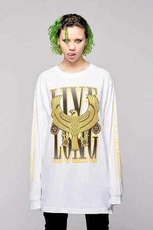 Long Clothing Live Long Eagle Unisex Long Sleeve T-Shirt 11 Long Clothing Live Long Eagle Unisex Long Sleeve T-Shirt - Image 9