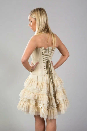 Burleska Lolita Knee Length Skirt In Taffeta 4 Burleska Lolita Knee Length Skirt In Taffeta - Image 2