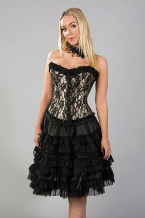 Burleska Lolita Knee Length Skirt In Taffeta 5 Burleska Lolita Knee Length Skirt In Taffeta - Image 3
