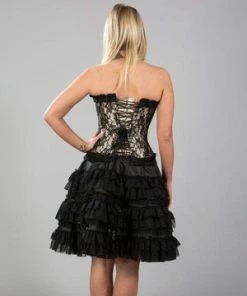 Burleska Lolita Knee Length Skirt In Taffeta 13 Burleska Lolita Knee Length Skirt In Taffeta -GOTHIC SKIRTS Shop lolita knee length skirt in taffeta burleska 4 300x