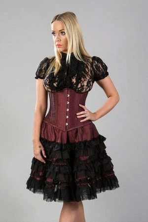Burleska Lolita Knee Length Skirt In Taffeta 7 Burleska Lolita Knee Length Skirt In Taffeta - Image 5