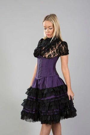 Burleska Lolita Knee Length Skirt In Taffeta 9 Burleska Lolita Knee Length Skirt In Taffeta - Image 7