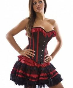 Burleska Lolita Mini Burlesque Skirt In Satin -GOTHIC SKIRTS Shop lolita mini burlesque skirt in satin burleska 3 300x