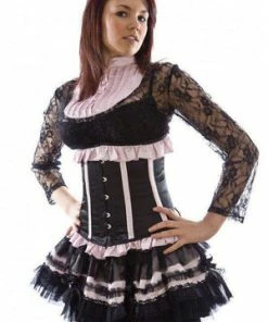 Burleska Lolita Mini Burlesque Skirt In Satin -GOTHIC SKIRTS Shop lolita mini burlesque skirt in satin burleska 6 300x
