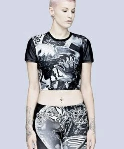 Long Clothing Long X Pussykrew Crop Top -GOTHIC SKIRTS Shop long x pussykrew crop top long clothing 3 300x
