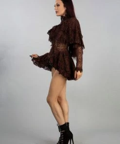 Burleska Louisa Victorian Gothic Jacket In Lace -GOTHIC SKIRTS Shop louisa victorian gothic jacket in lace burleska 8 300x