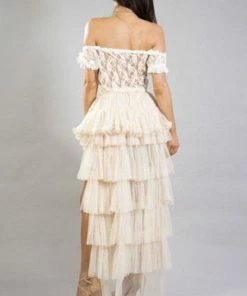 Burleska Maya Bustle Skirt In Net -GOTHIC SKIRTS Shop maya bustle skirt in net burleska 7 300x