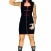 Dr Faust Military Bodycon Black Mini Dress - Armee -GOTHIC SKIRTS Shop military bodycon black mini dress armee dr faust 300x