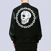 Long Clothing Mishka Chain Varsity Jacket - Unisex -GOTHIC SKIRTS Shop mishka chain varsity jacket unisex long clothing 300x