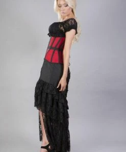 Burleska Morgana Underbust Steel Boned Corset In Taffeta 13 Burleska Morgana Underbust Steel Boned Corset In Taffeta -GOTHIC SKIRTS Shop morgana underbust steel boned corset in taffeta burleska 3 300x