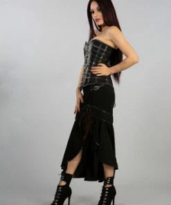 Burleska New Aphrodites C-locks Overbust In Black Twill And Black Matte 8 Burleska New Aphrodites C-locks Overbust In Black Twill And Black Matte -GOTHIC SKIRTS Shop new aphrodites c locks overbust in black twill and black matte burleska 3 300x