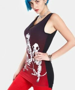 Jawbreaker No Evil Creepy Cats Ombre Top -GOTHIC SKIRTS Shop no evil creepy cats ombre top jawbreaker 3 300x