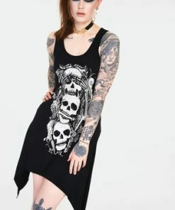 Jawbreaker No Evil Witchy Dress With Back Ties -GOTHIC SKIRTS Shop no evil witchy dress with back ties dra 9471 03.1146 300x