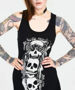 Jawbreaker No Evil Witchy Dress With Back Ties -GOTHIC SKIRTS Shop no evil witchy dress with back ties dra 9471 04.1146 300x