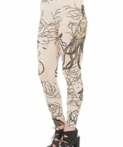 Jawbreaker Octolady Print Leggings -GOTHIC SKIRTS Shop octolady print leggings jawbreaker 6 300x