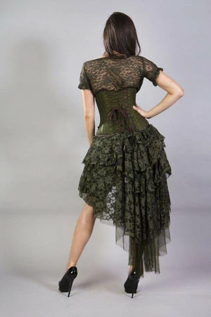 Burleska Ophelie Burlesque High Low Skirt In Lace 4 Burleska Ophelie Burlesque High Low Skirt In Lace - Image 2